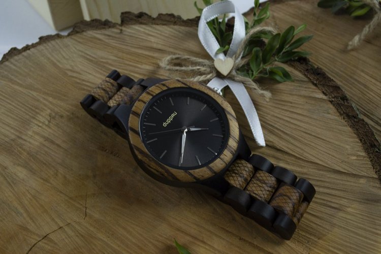 Drevené hodinky - Duppau Vidar